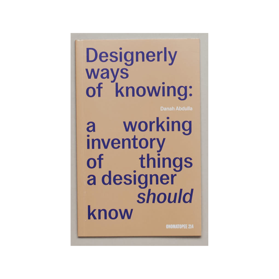 Designerly ways of knowing
