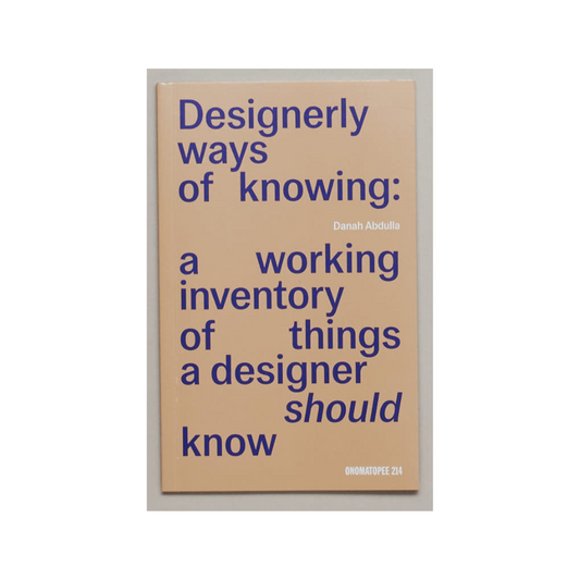 Designerly ways of knowing