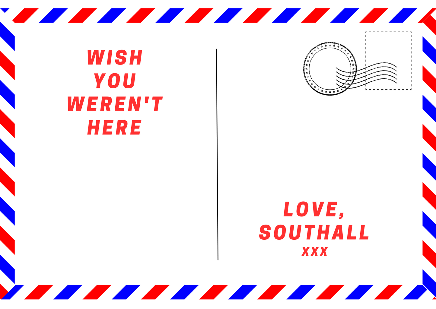 Wish You Weren't Here Art Print