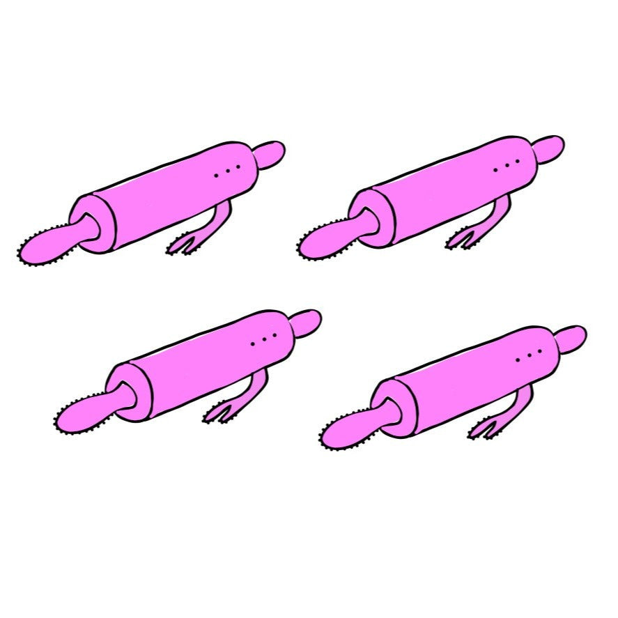 Rolling Pin Art Print