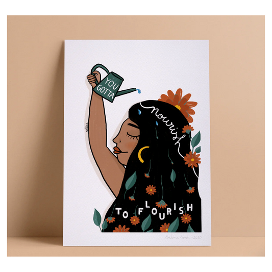 Nourish to Flourish Print